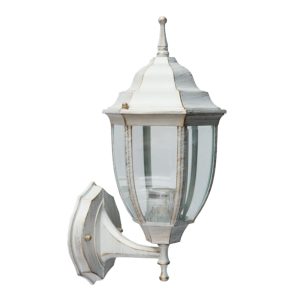 Facade lamp VIOLUX Prag-D antique white 60W E27 IP44
