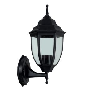 Facade lamp VIOLUX Prag-D black 60W E27 IP44