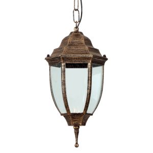 Facade lamp VIOLUX Prag-H antique bronze 60W E27 IP44
