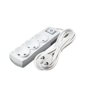 Power strip VIOLUX 2x1 3s 3m without grounding with switch