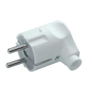 VIOLUX "L" plug with grounding, white