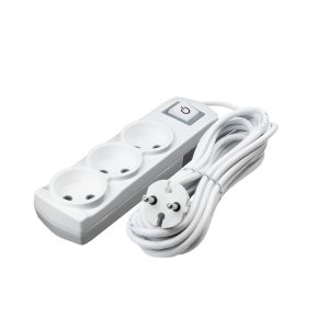 Power strip VIOLUX 2x1 3s 5m without grounding with switch