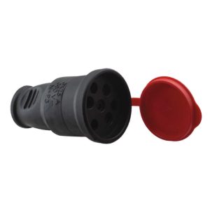 VIOLUX rubber portable socket  three-phase with IP44 cover