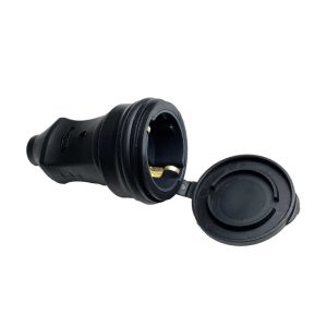 Socket VIOLUX rubber 16A with grounding portable with cover IP44