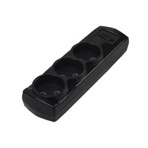 VIOLUX 3-piece socket without grounding black