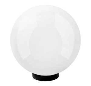 Landscape lamp white VIOLUX SFERA 400mm 150W E27