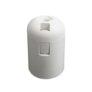 Lamp holder E27 plastic VL258 white Violux
