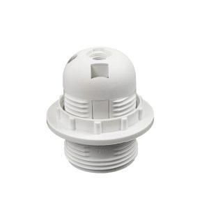 Lamp holder E27 plastic VL257 chandelier white Violux