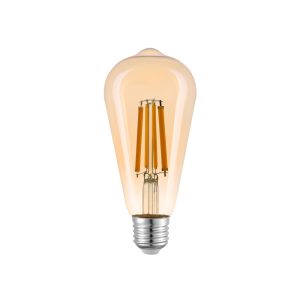 LED лампа FILAMENT VIOLUX ST64 10W E27 2200К (бронза)
