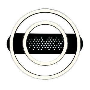 LED світильник smart KENZO-R VIOLUX круг 85W 3000-4000-5000K IP20 чорний