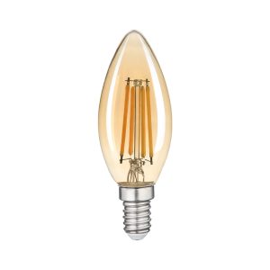 LED bulb FILAMENT VIOLUX C37 6W E14 2200K (bronze)