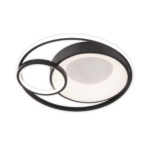 LED світильник smart DUOS VIOLUX круг 100W 3000-4000-5000K IP20 чорний