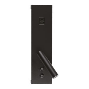 LED настінний світильник BITRIX-W USB+TYPE-C VIOLUX 15W 3000/4200/6000K IP20 чорний