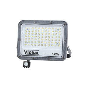 LED floodlight CARBON-S VIOLUX 50W 5000K IP65 (with motion sensor)