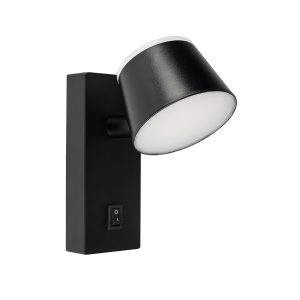 LED wall lamp CROCUS-R VIOLUX 8W 4200K IP20 black