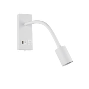 LED wall lamp SNAKE USB+TYPE-C VIOLUX 5W 4200K IP20 white