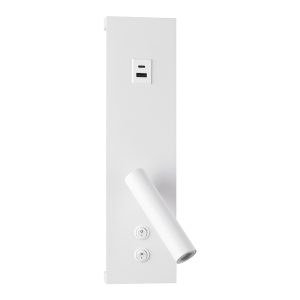 LED настінний світильник BITRIX-W USB+TYPE-C VIOLUX 15W 3000/4200/6000K IP20 білий