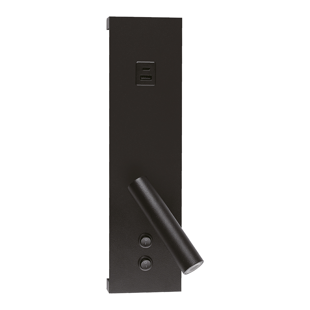 553105 Св-к настінний Violux BITRIX-W USB 15W 300042006000K 865Lm IP20 чорний 553105 Св-к настінний Violux BITRIX-W USB 15W 300042006000K 865Lm IP20 чорний