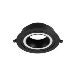 Recessed downlight MONACO-R black GU5.3 IP20 Violux