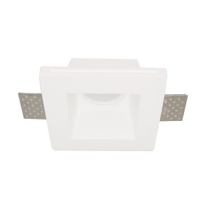 Recessed gypsum downlight DOLOMIT-S white GU10 IP20 Violux