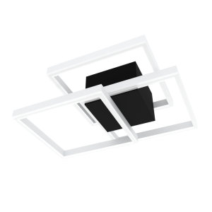 LED світильник smart RAFAEL VIOLUX прямокутний 100W 3000-4000-5000K IP20 білий + чорний