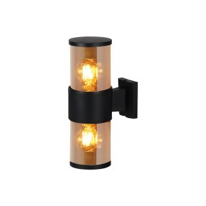 Architectural lamp BACARDI-2D black 2х40W E27 IP54 Violux
