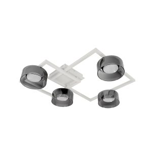 Ceiling lights for lamps FLAMINGO-S white 4хGX53 IP20 Violux