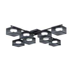 Ceiling lights for lamps GX53x8 PATRICK black Violux