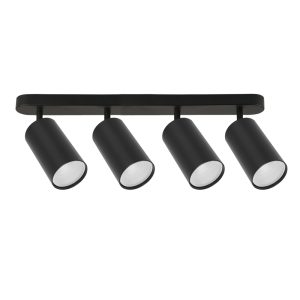 Surface mounted spotlight HAVANA-4L black GU10 IP20 Violux